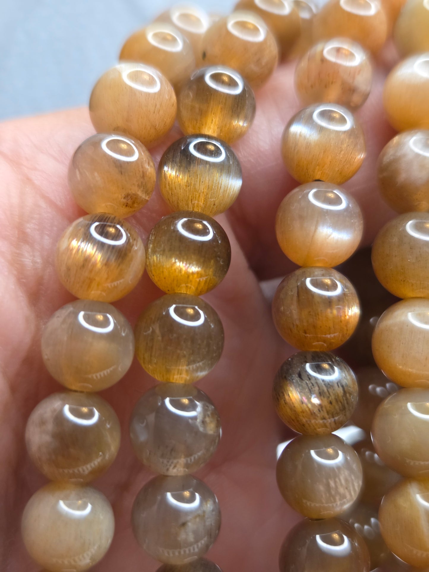 Golden Skeletal Moonstone