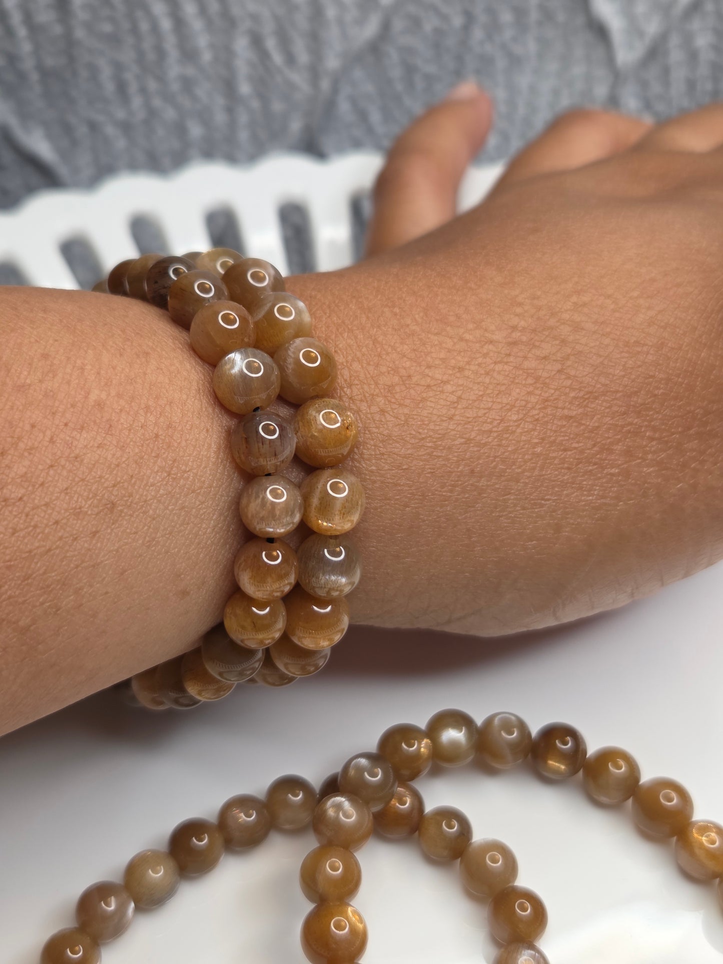 Golden Skeletal Moonstone